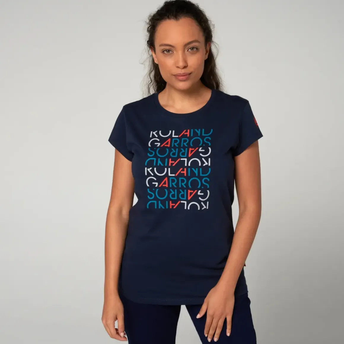 Roland-Garros T-shirts & Tank Tops|woman t-shirt - Navy