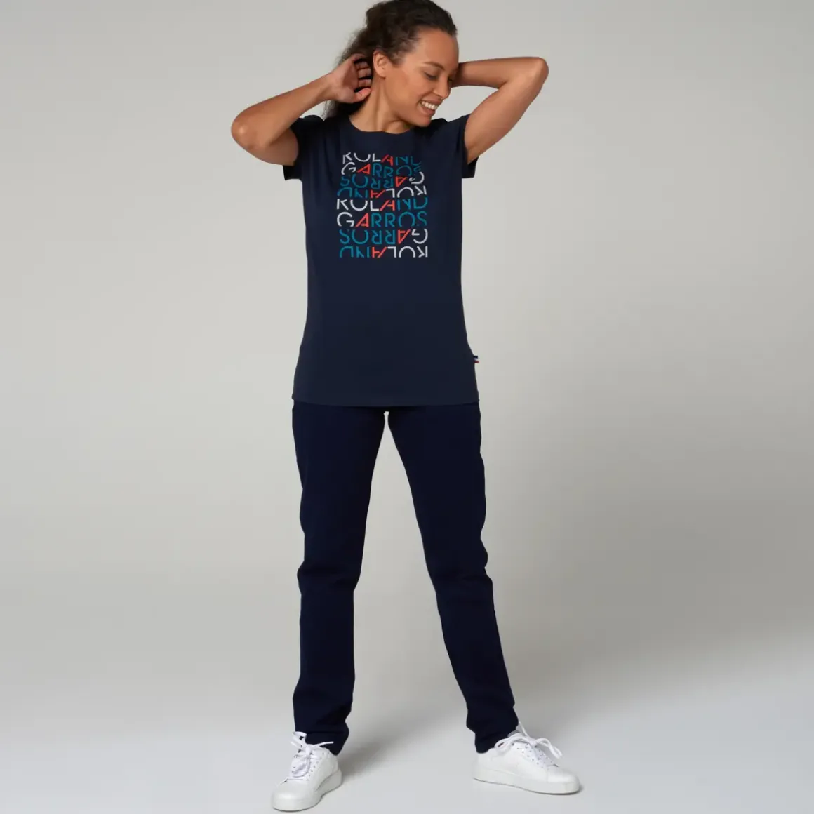 Roland-Garros T-shirts & Tank Tops|woman t-shirt - Navy