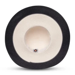 Roland-Garros Caps & Hats|Caps & Hats|woman's tricolor paper wide-brimmed hat - White