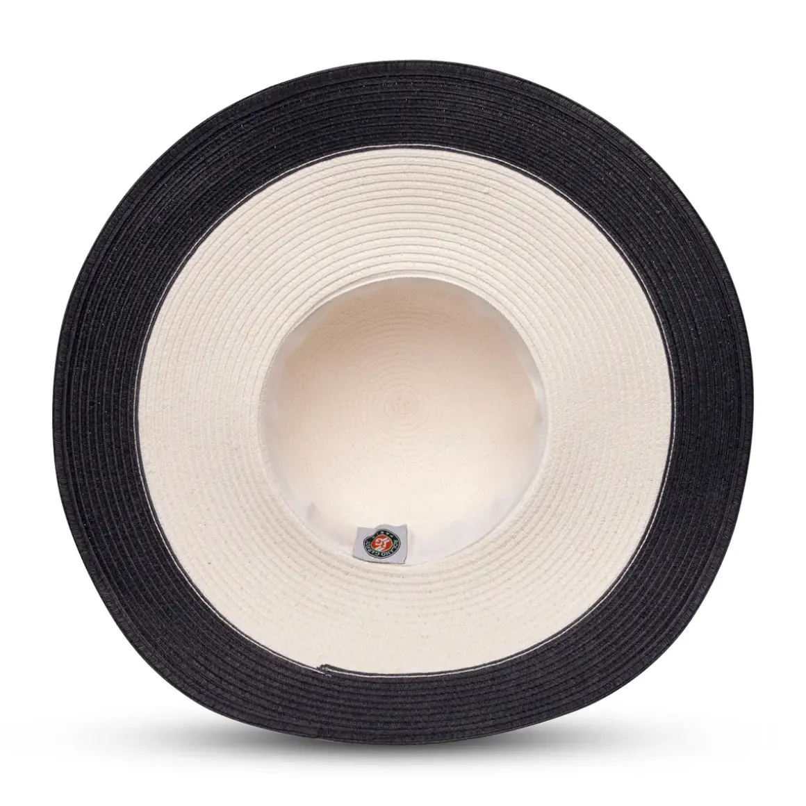 Roland-Garros Caps & Hats|Caps & Hats|woman's tricolor paper wide-brimmed hat - White