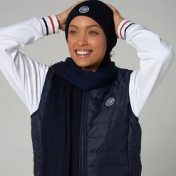 Roland-Garros Caps & Hats|wool and cashmere beanie - Navy