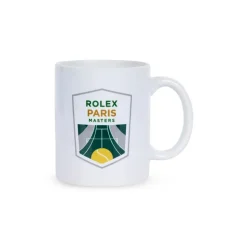 Roland-Garros Mugs And Water Bottle|Rolex Paris Masters Mug - White