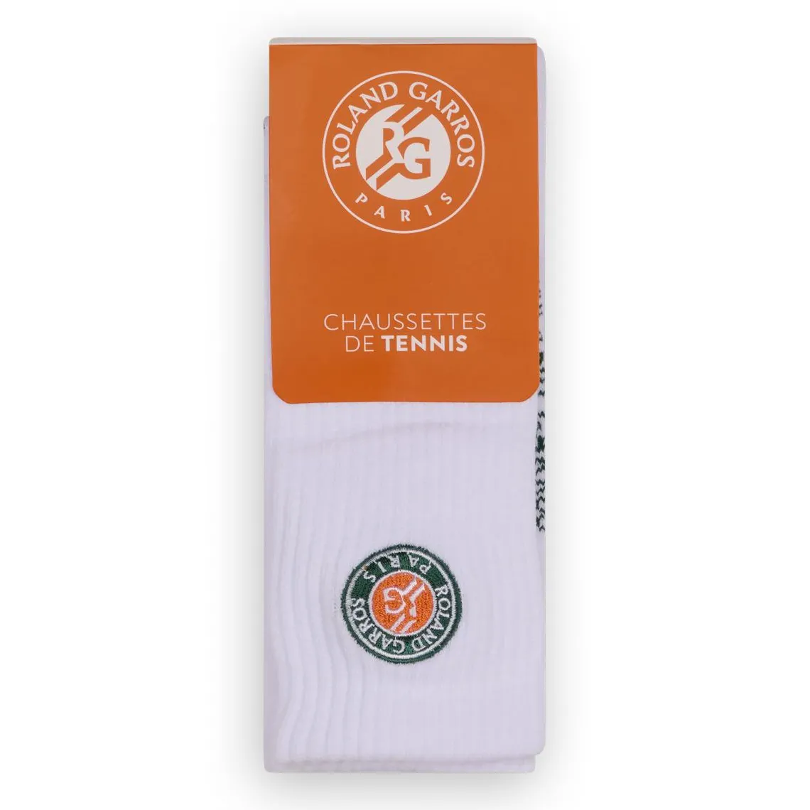 Roland-Garros Shoes & Socks|Women Shoes|Set of 2 Pairs of High Logo Socks - White
