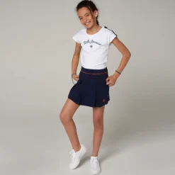 Roland-Garros Girls Outfit|Skirt-short Roland Garros - navy blue