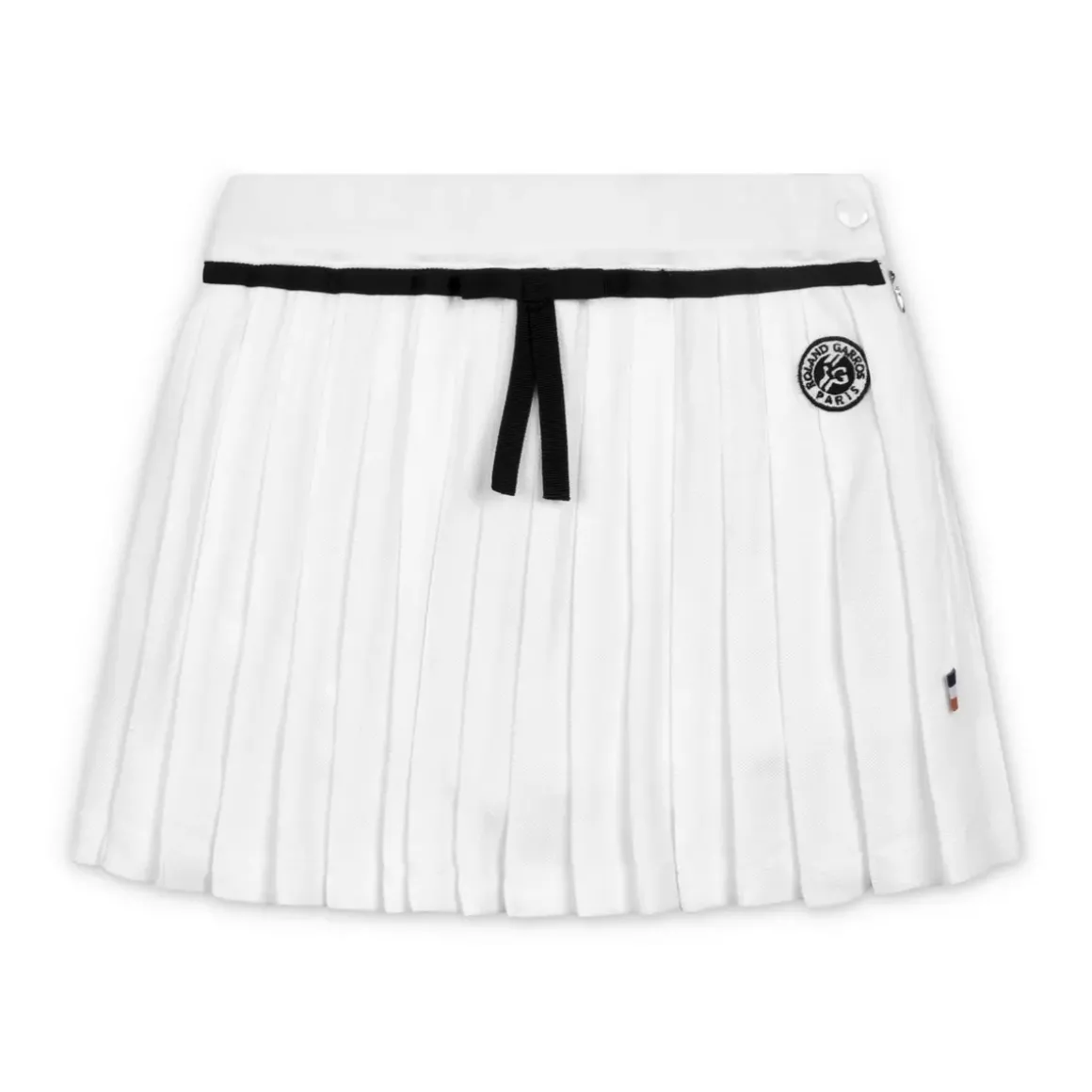 Roland-Garros Girls Outfit|Skirt-short Roland Garros ecru
