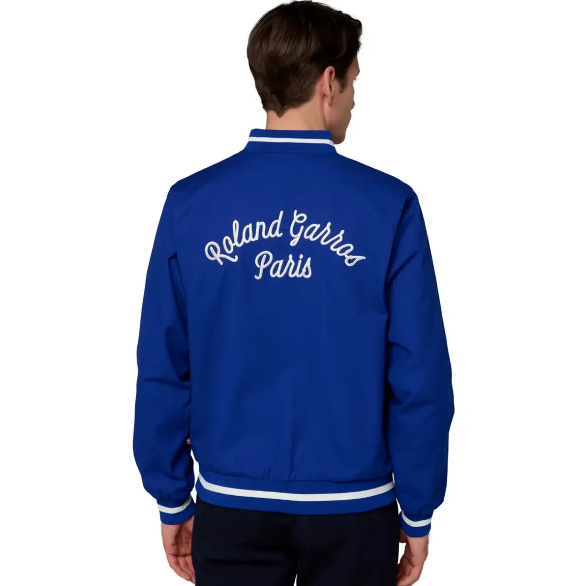 Roland-Garros Jackets|Stripes Man Teddy - Navy