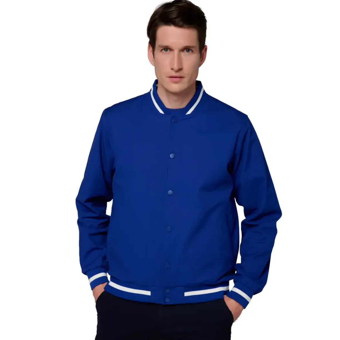 Roland-Garros Jackets|Stripes Man Teddy - Navy