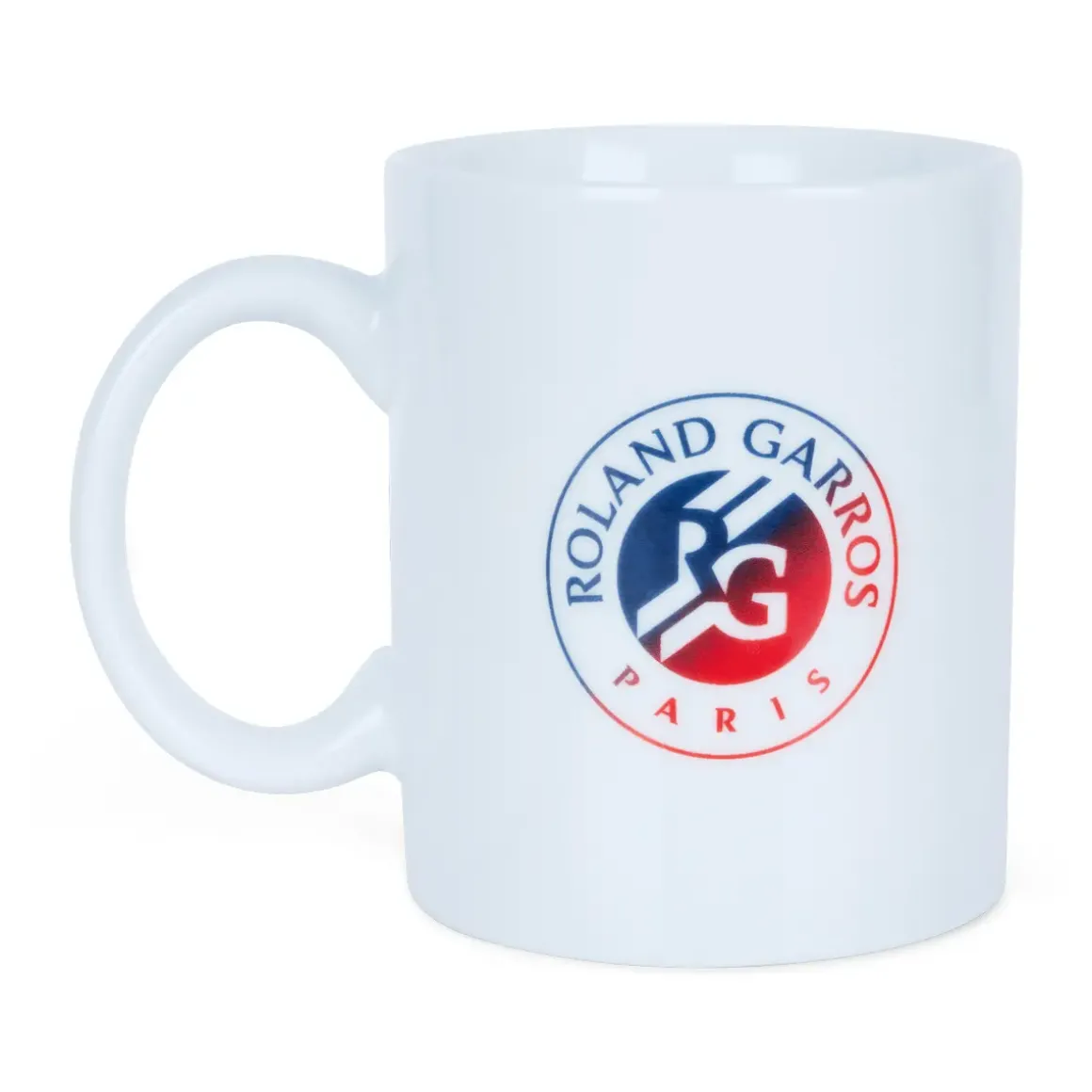 Roland-Garros Mugs And Water Bottle|Tricolore Mug - White