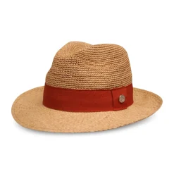 Roland-Garros Caps & Hats|Caps & Hats|Trilby in Raffia - Clay