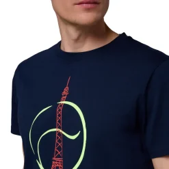 Roland-Garros T-shirts|T-shirt Tour Eiffel Man - Navy