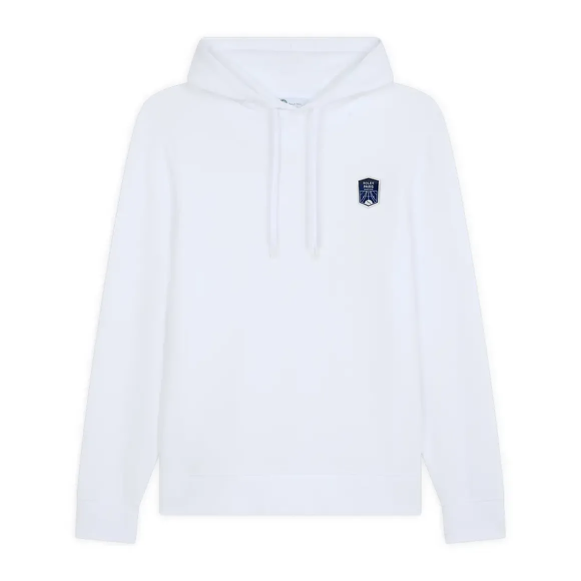 Roland-Garros Hoodies & Sweatshirts|Hoodies & Sweatshirts|Unisex Rolex Paris Master Hoodie - White