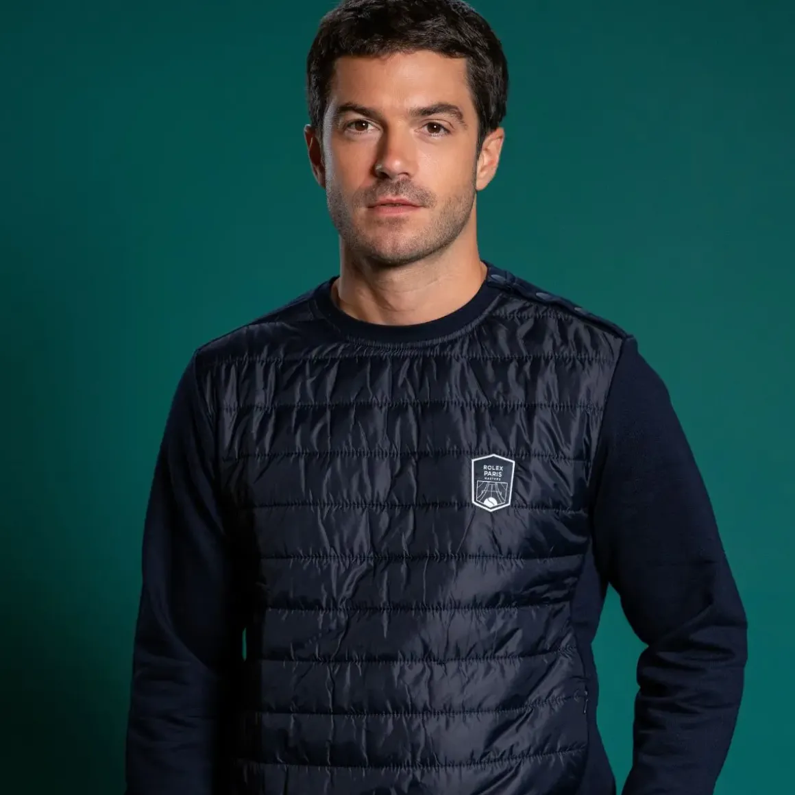 Roland-Garros Hoodies & Sweatshirts|Hoodies & Sweatshirts|Unisex Rolex Paris Master Sweatshirt - Navy