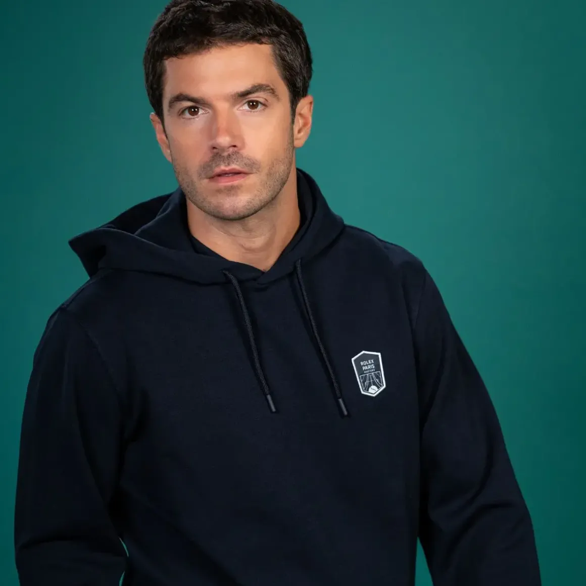 Roland-Garros Hoodies & Sweatshirts|Hoodies & Sweatshirts|Unisex Rolex Paris Master Hoodie - Navy