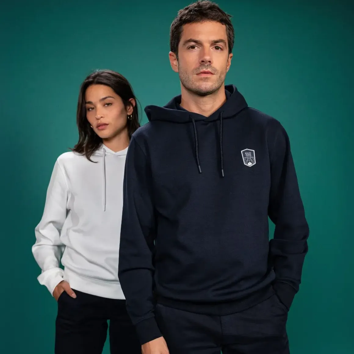Roland-Garros Hoodies & Sweatshirts|Hoodies & Sweatshirts|Unisex Rolex Paris Master Hoodie - Navy