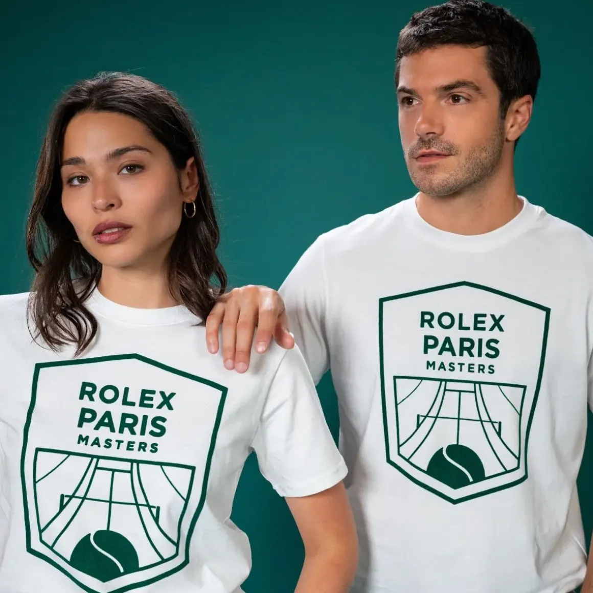 Roland-Garros T-shirts & Tank Tops|T-shirts|Unisex Rolex Paris Master T-shirt - White