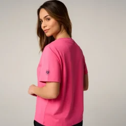 Roland-Garros T-shirts & Tank Tops|Woman Ball crop t-shirt - Pink