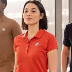 Roland-Garros Polos & Shirts|Woman Basic Polo - Clay