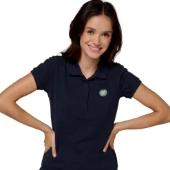 Roland-Garros Polos & Shirts|Woman Basic Polo - Navy