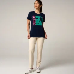 Roland-Garros T-shirts & Tank Tops|Woman Player T-Shirt - Navy