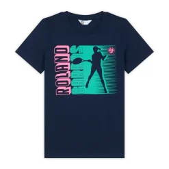 Roland-Garros T-shirts & Tank Tops|Woman Player T-Shirt - Navy