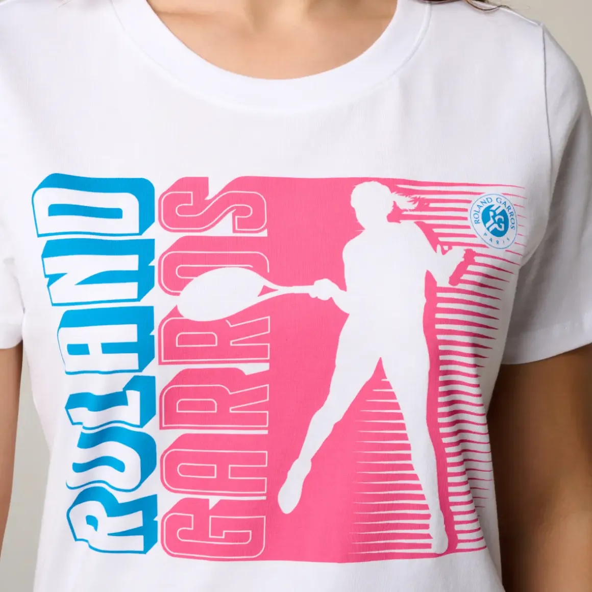 Roland-Garros T-shirts & Tank Tops|Woman Player T-Shirt - White