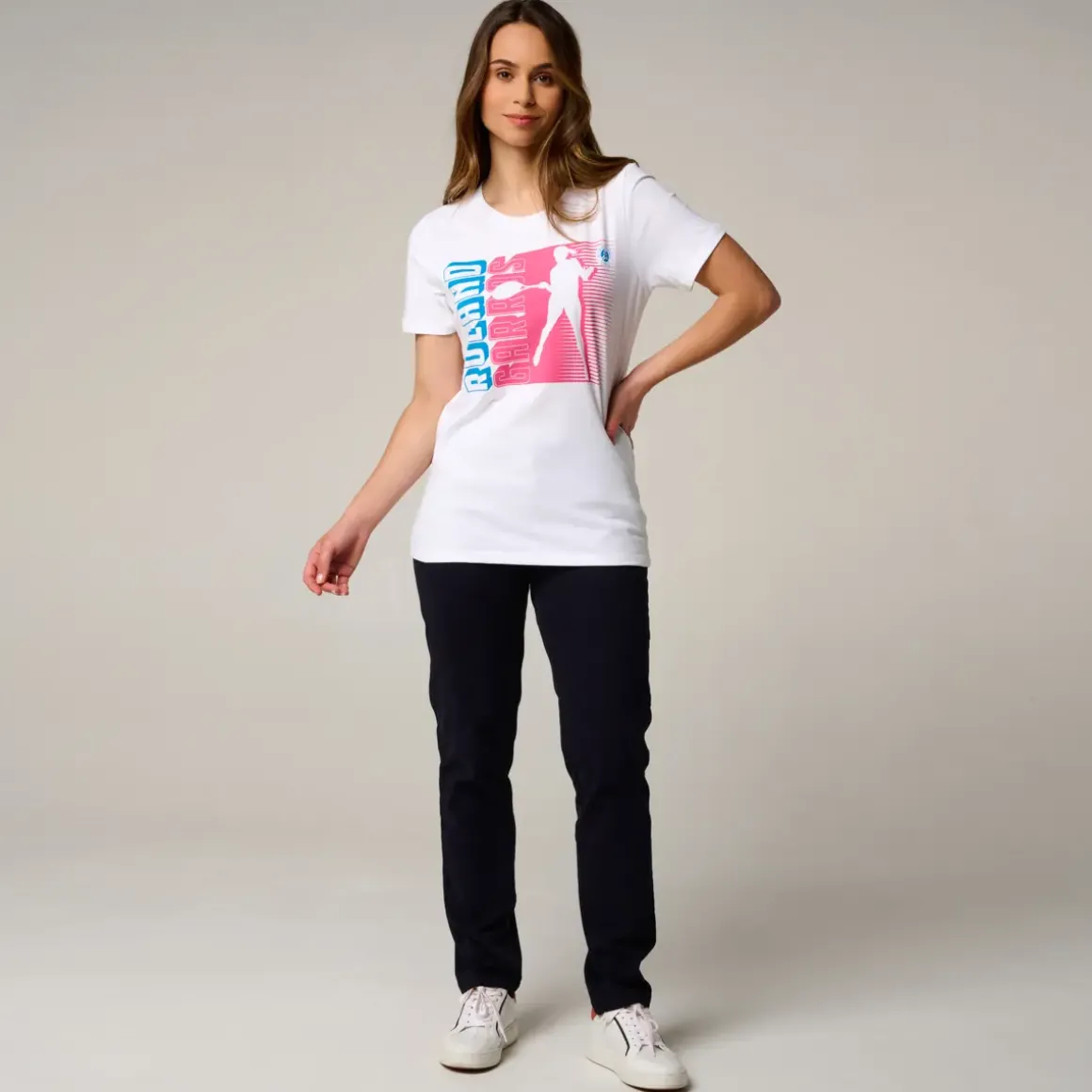 Roland-Garros T-shirts & Tank Tops|Woman Player T-Shirt - White