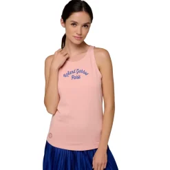 Roland-Garros T-shirts & Tank Tops|Woman Stripes tank top - Pink