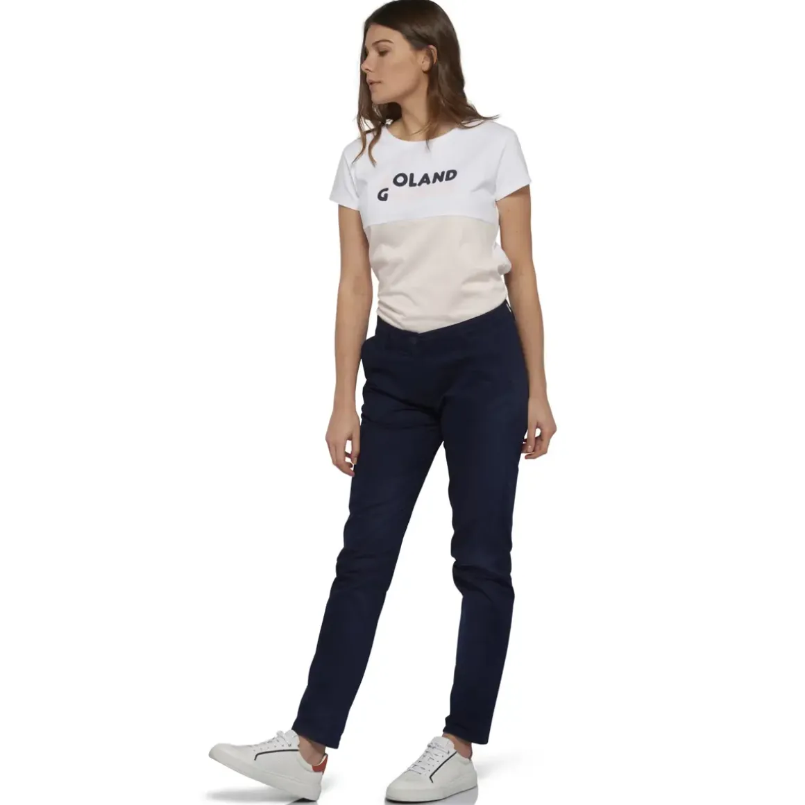 Roland-Garros Skirts, Dresses & Trousers|Women's Roland Garros chino pants - navy blue